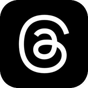 Logo du réseau social Threads.